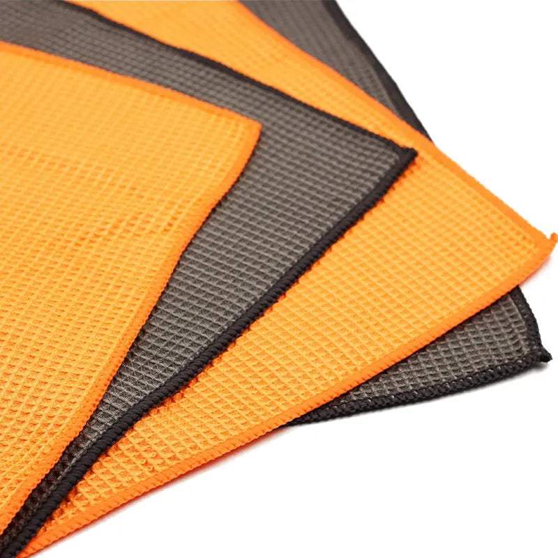 Lot de 2 serviettes de lavage de voiture en microfibre