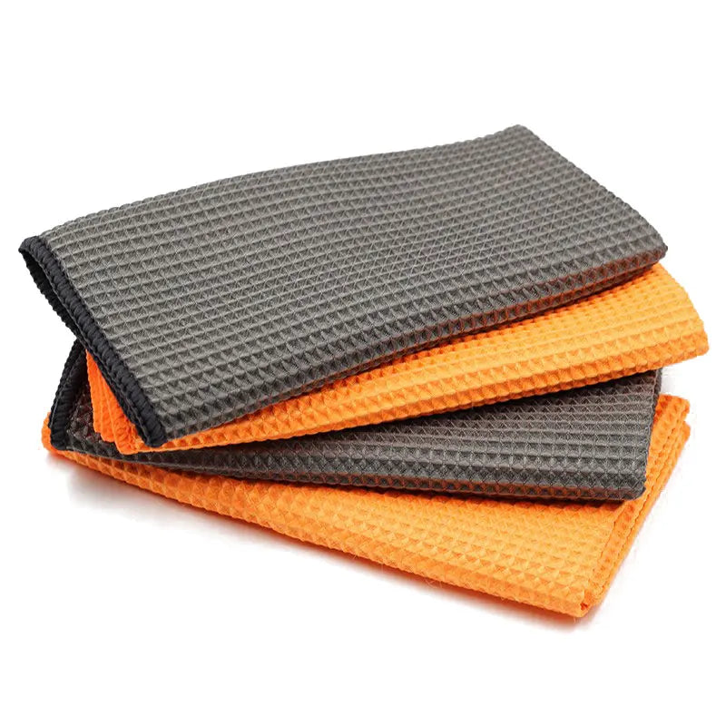 Lot de 2 serviettes de lavage de voiture en microfibre