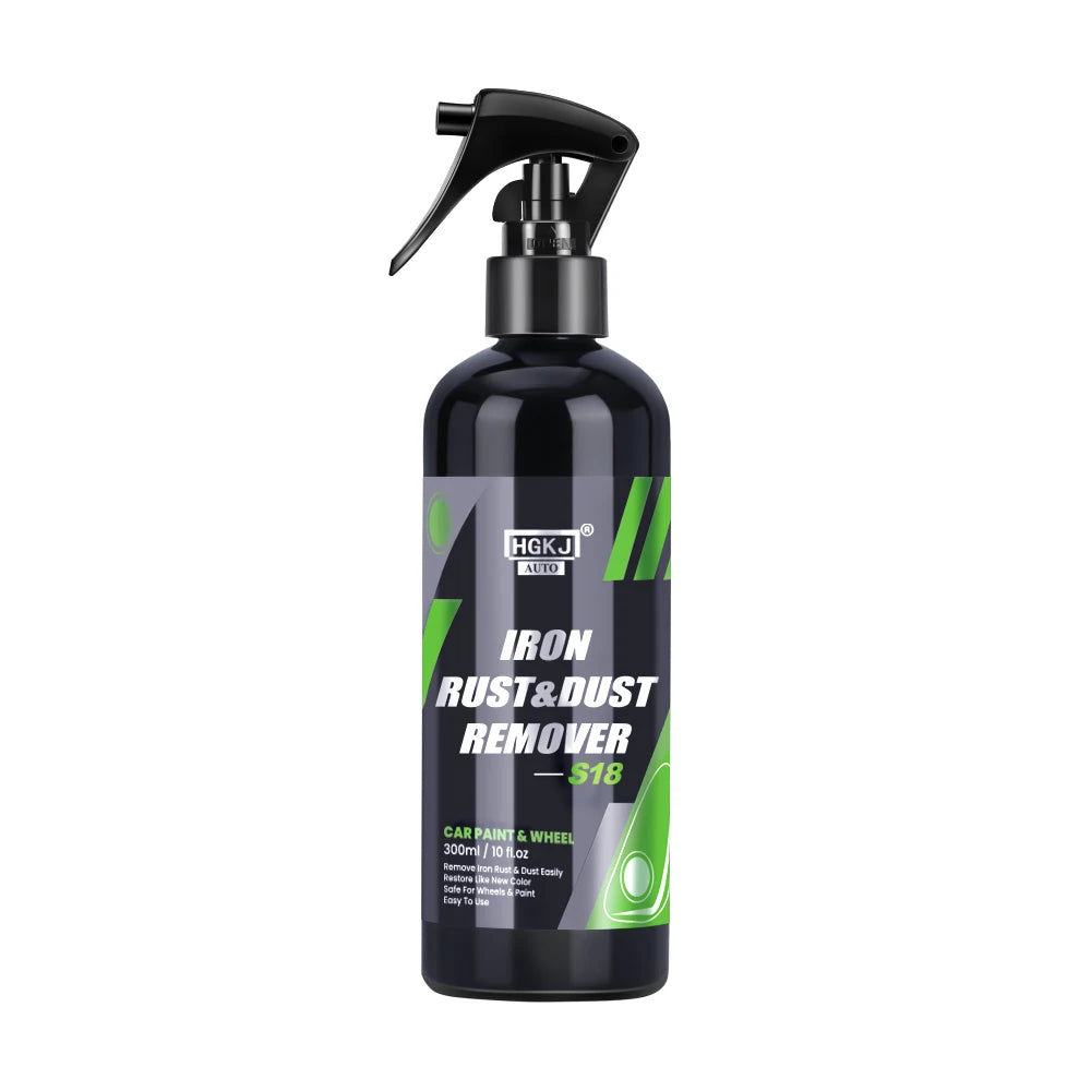 HGKJ Spray nettoyant pour peinture et jantes de voiture, particules de fer, poudre antirouille, nettoyant pour jantes de voiture, surface métallique