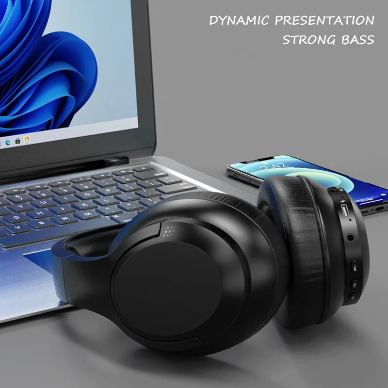 Casque Bluetooth Sans Fil – Son Haute Qualité & Confort Absolu