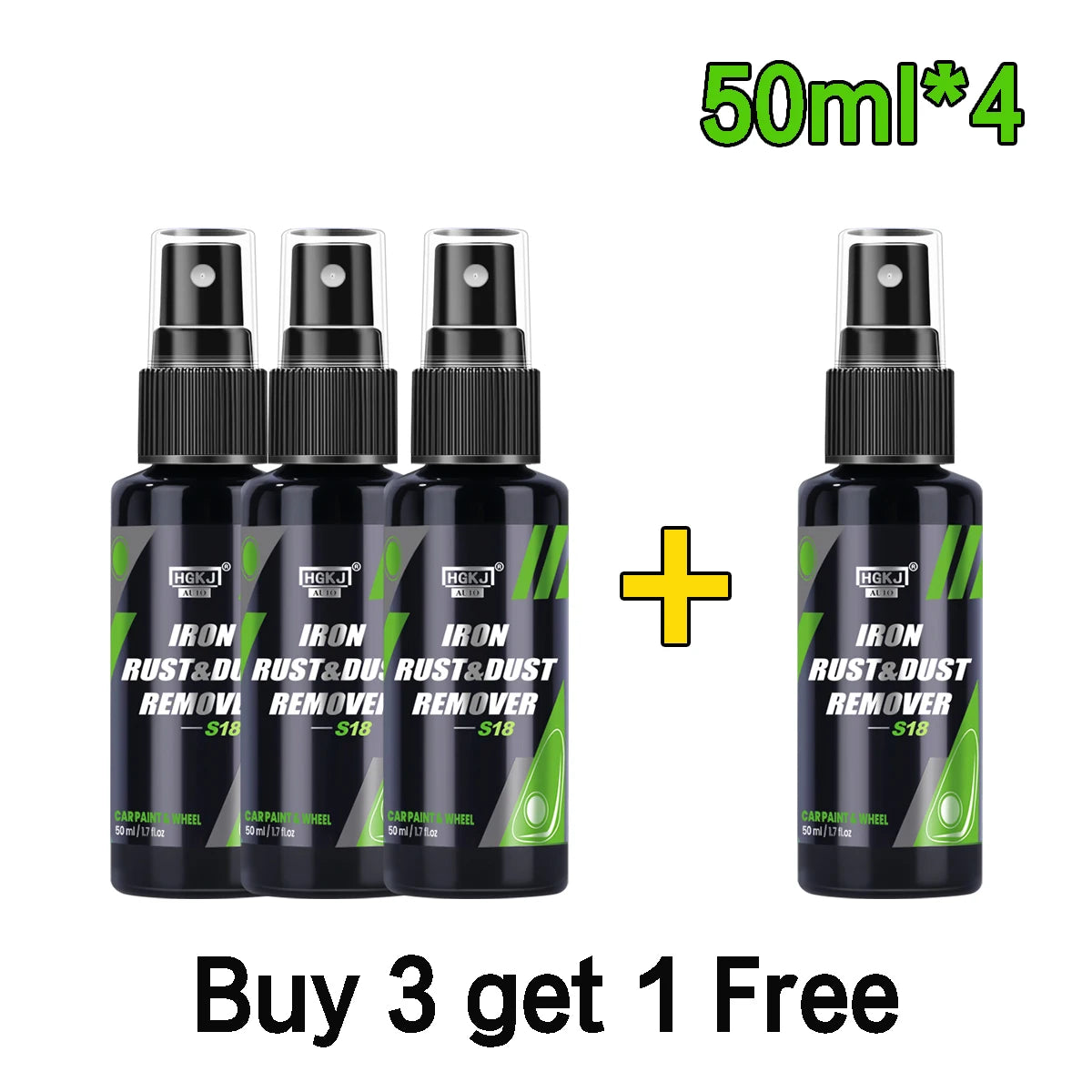 HGKJ Spray nettoyant pour peinture et jantes de voiture, particules de fer, poudre antirouille, nettoyant pour jantes de voiture, surface métallique